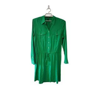 Ralph Lauren dress womens size 16 green shirt